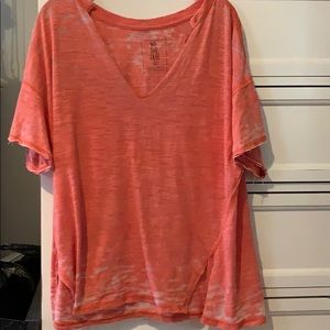 Free people coral tee